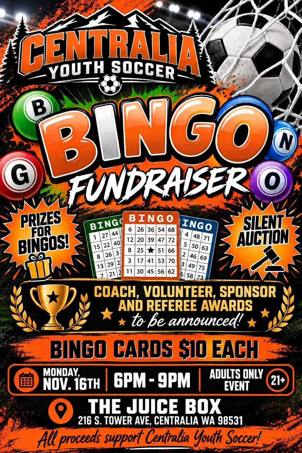 Bingo Night Nov 16th
