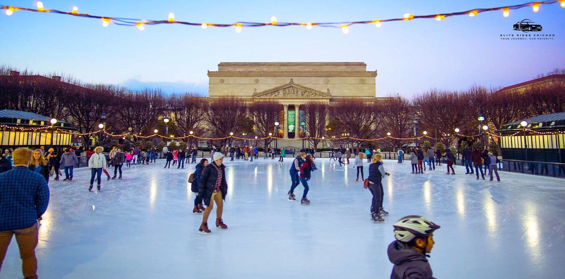 Glide Across Outdoor Ice Skating Rinks