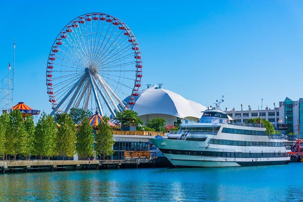 Navy Pier is another popular spot for tourists