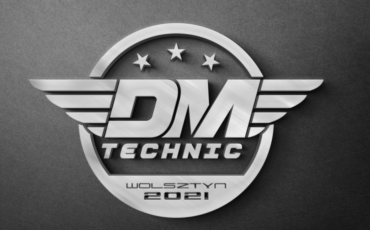 DM TECHNICDM TECHNIC logo industrial design, symbol of precision welding, metal fabrication, and Polish engineering quality.