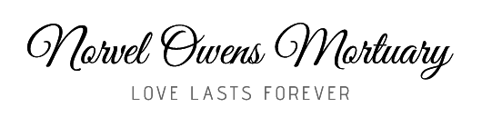 Norvel Owens Mortuary logo with the tagline “Love Lasts Forever”