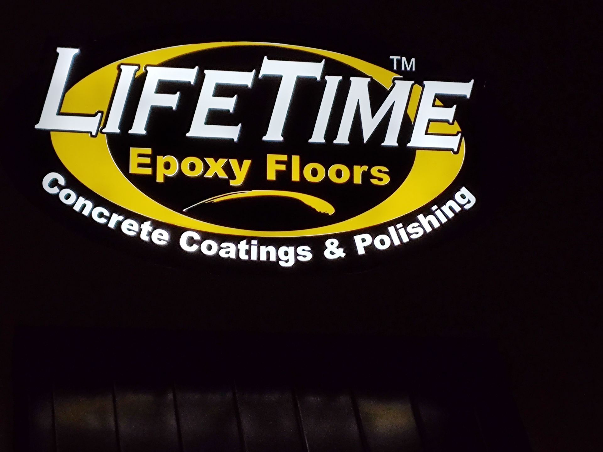 Lifetime epoxy floors concrete coatings and polishing logo