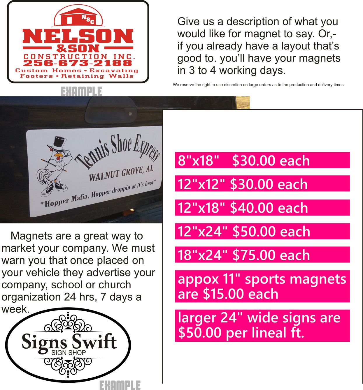Car Magnet Prices