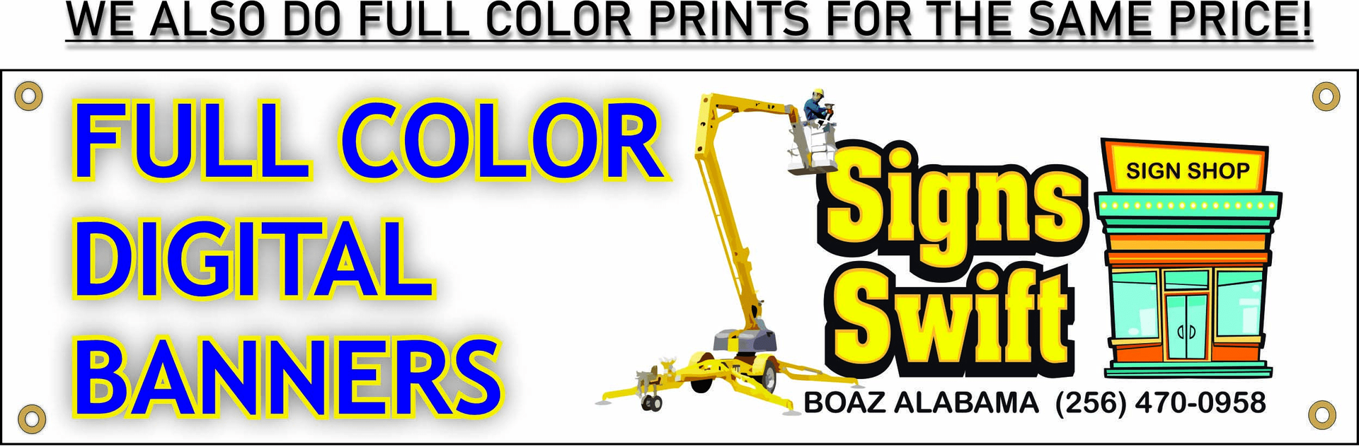 Full Color Digital Banners