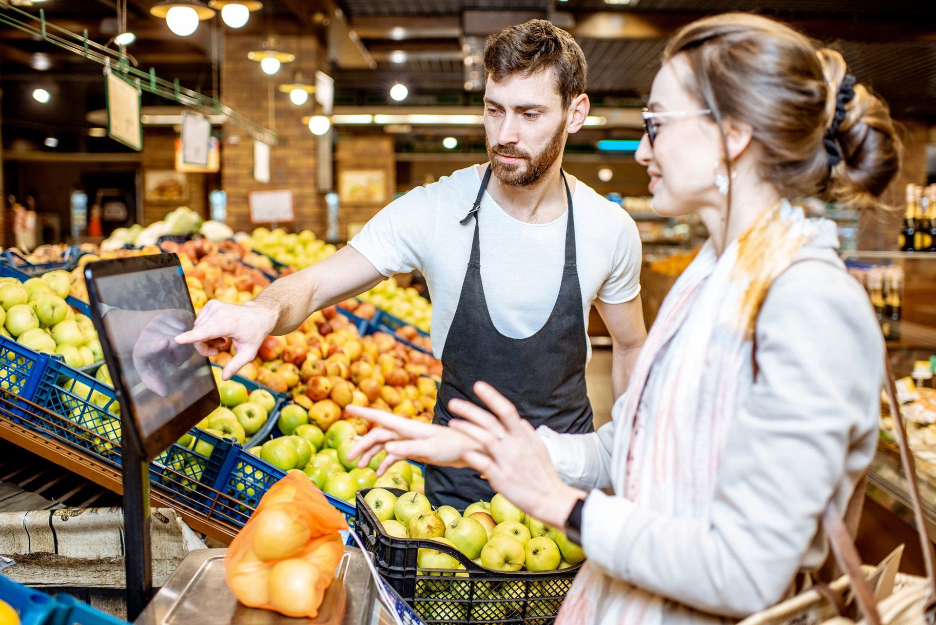 Using Fruit Scale — Sydney, NSW — Hycom Equipment Pty Ltd