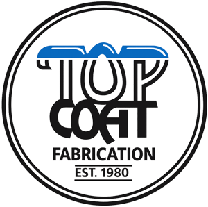 Top Coat Fabrication logo, a client of SureThing Media, a Texas marketing agency.