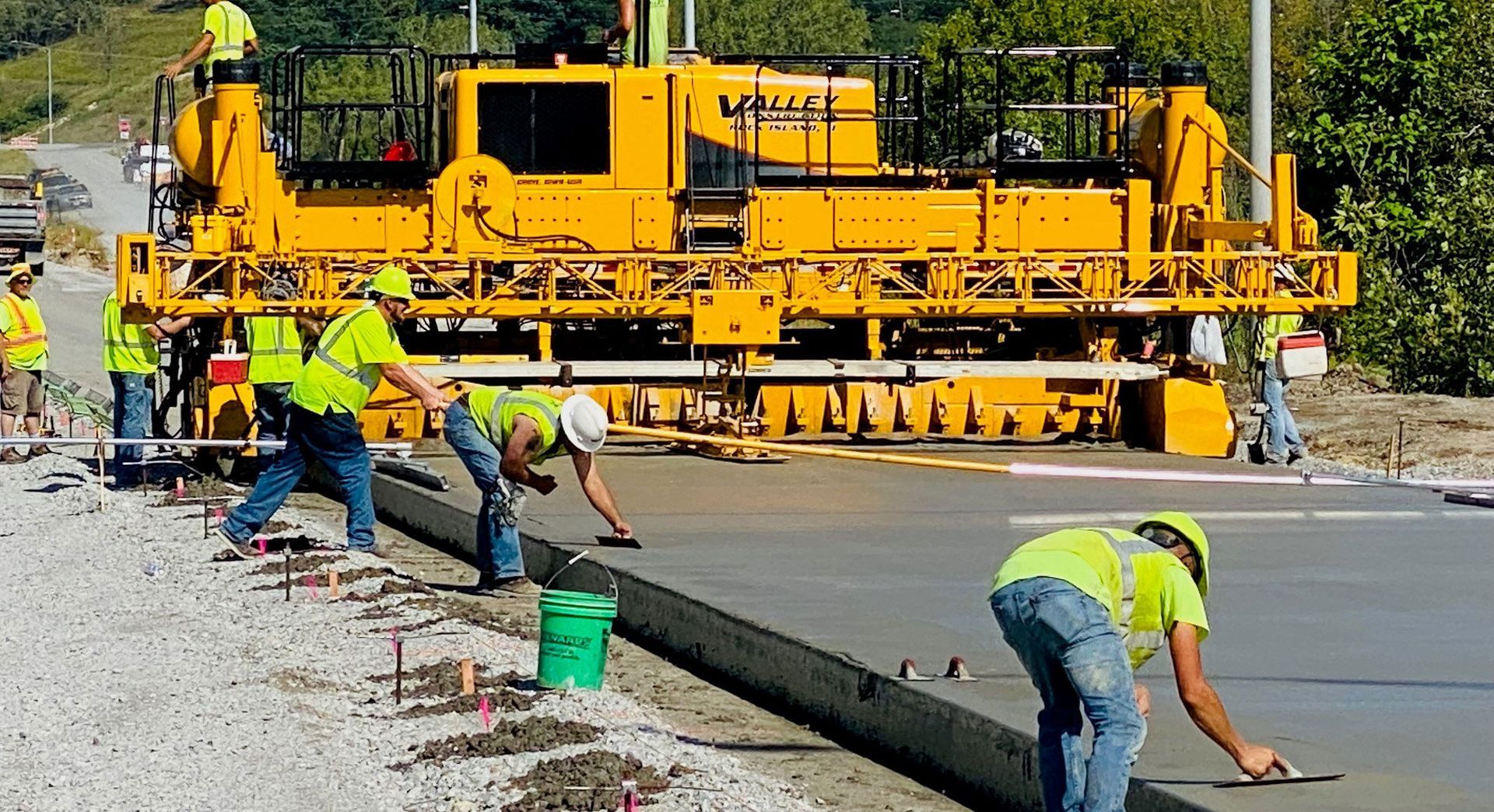 Concrete paving