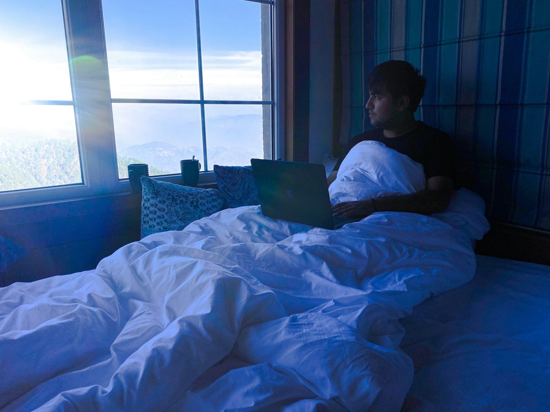 man with insomia