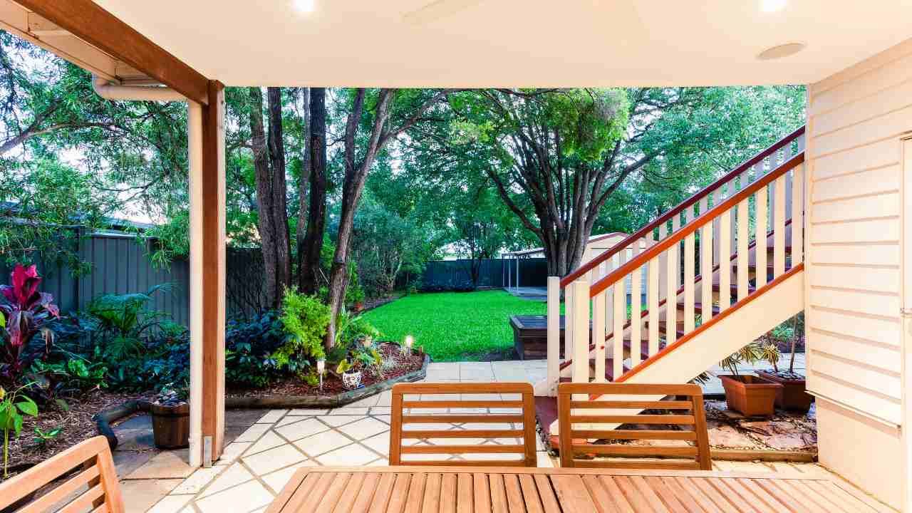 Backyard deck design