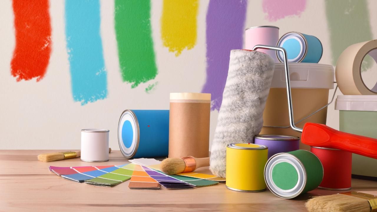 Painting tools and materials