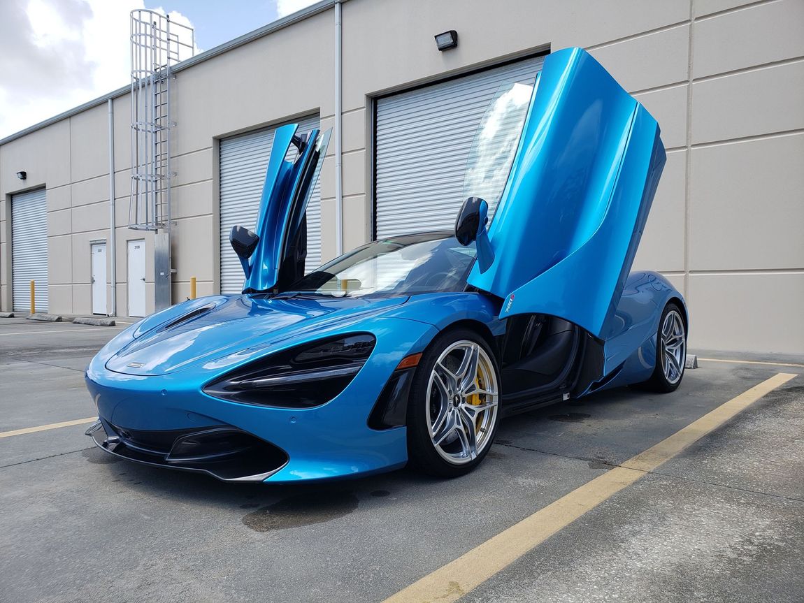 Exterior detailing mclaren 720s