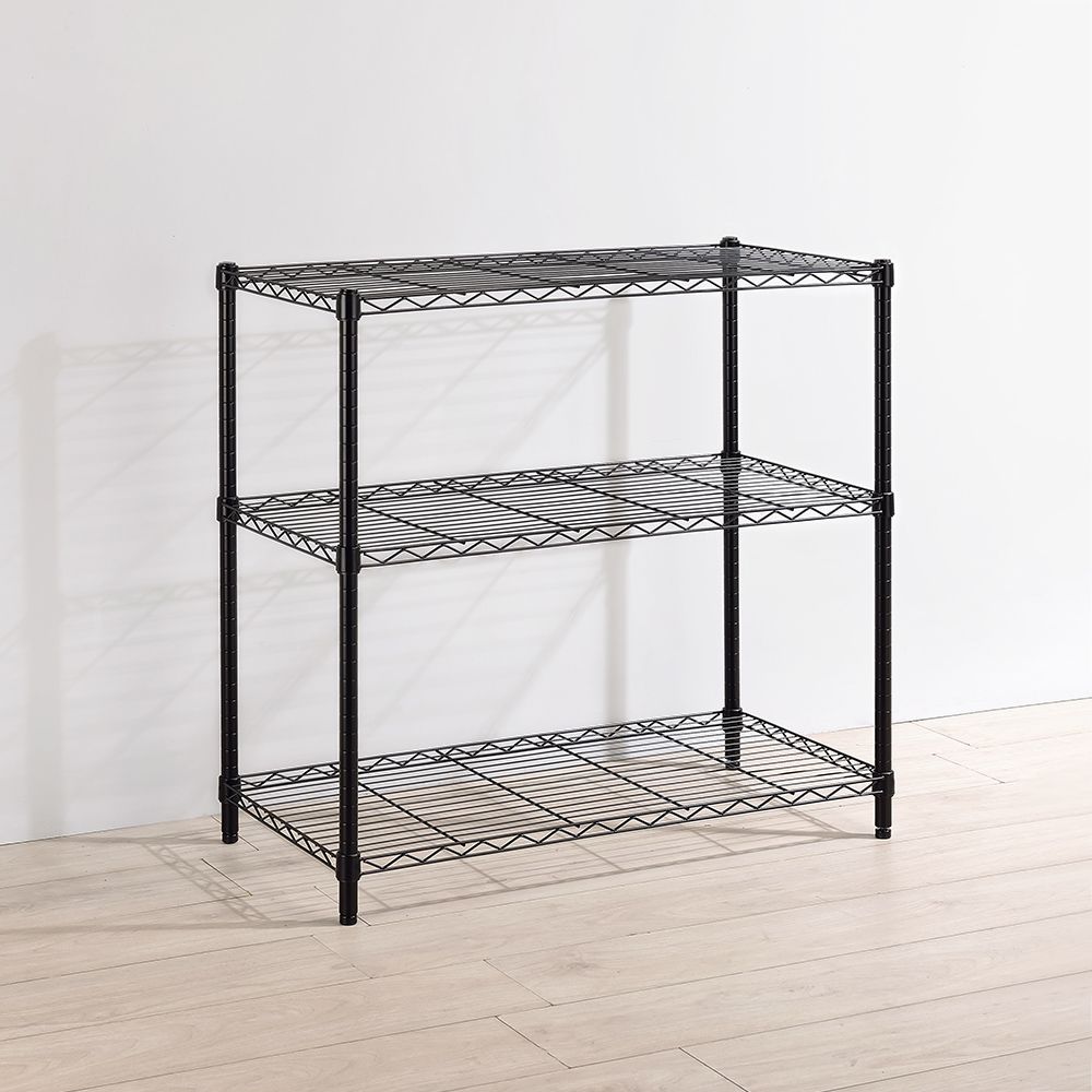 AAA 輕型三層烤漆波浪架 90x45x90cm - 2色可選