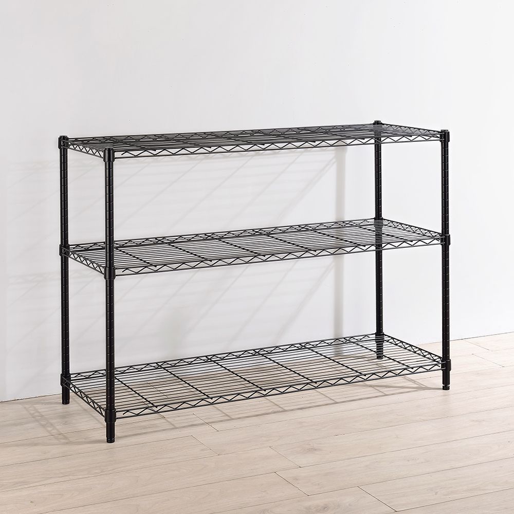 AAA 輕型三層烤漆波浪架 120x45x90cm - 2色可選