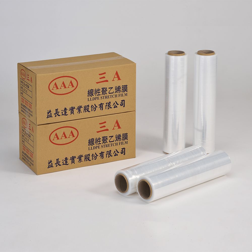 AAA -工業PE伸縮膜 16μ×50cm×320M (4支/1箱)