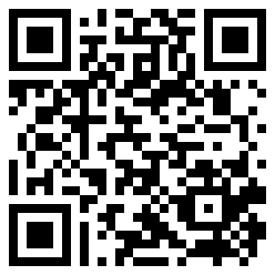 Black-and-white QR code on a white background