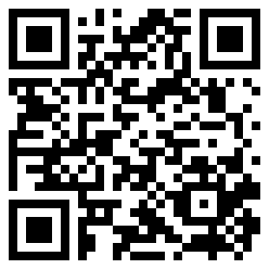 Black-and-white QR code on a white background