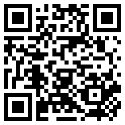 Black-and-white QR code on a white background