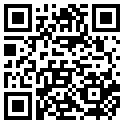 QR code with a pattern of black and white squares.