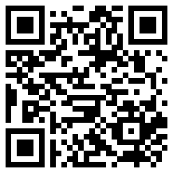 Black-and-white QR code on a white background