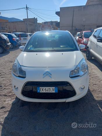 citroen c3 bianca usata in vendita in autofficina a Palermo