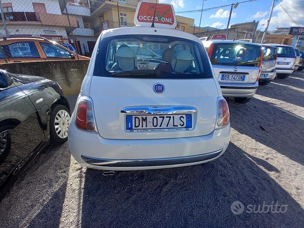 Fiat 500 bianca in vendita a Palermo