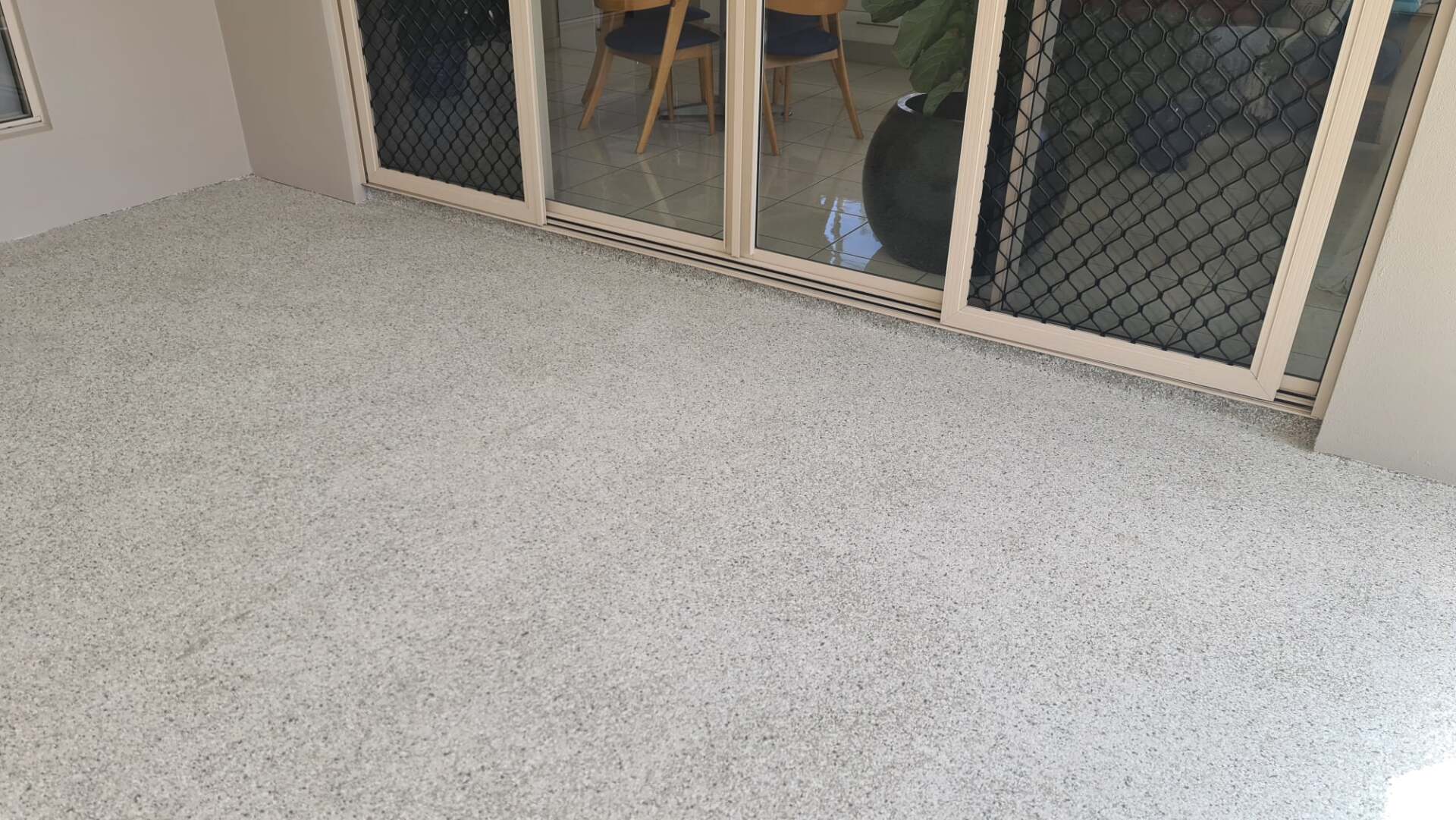 Laying Gray Concrete Paving Slabs — Professional Concreting in Sunshine Coast, QLD