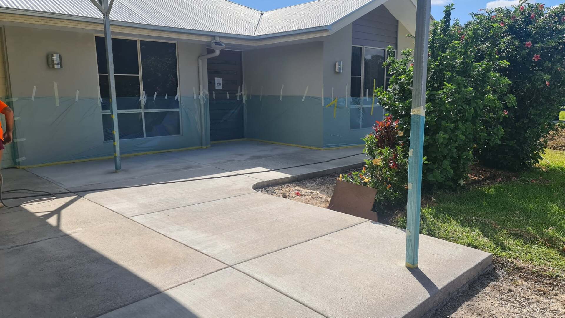 Concrete Stairs and Balcony Resurfaced — Professional Concreting in Sunshine Coast, QLD