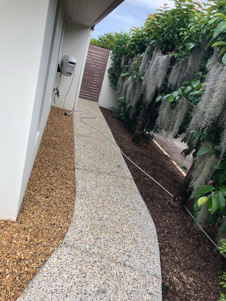 Upgraded Sidewalk in Residential — Professional Concreting in Sunshine Coast, QLD