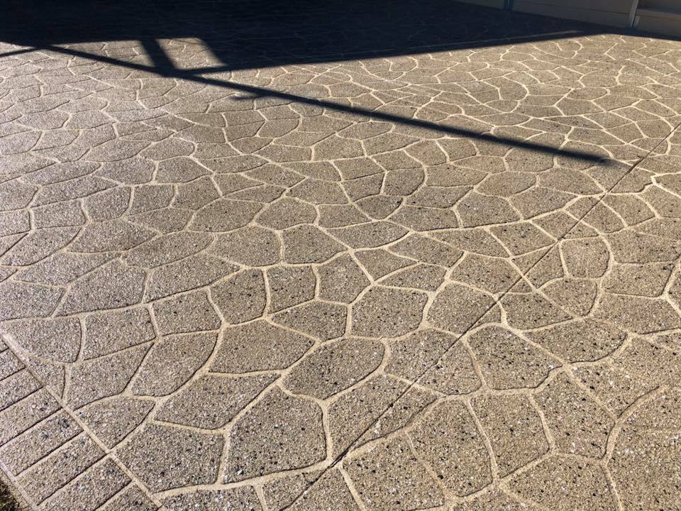Concrete Garage Door PathWay — Professional Concreting in Sunshine Coast, QLD