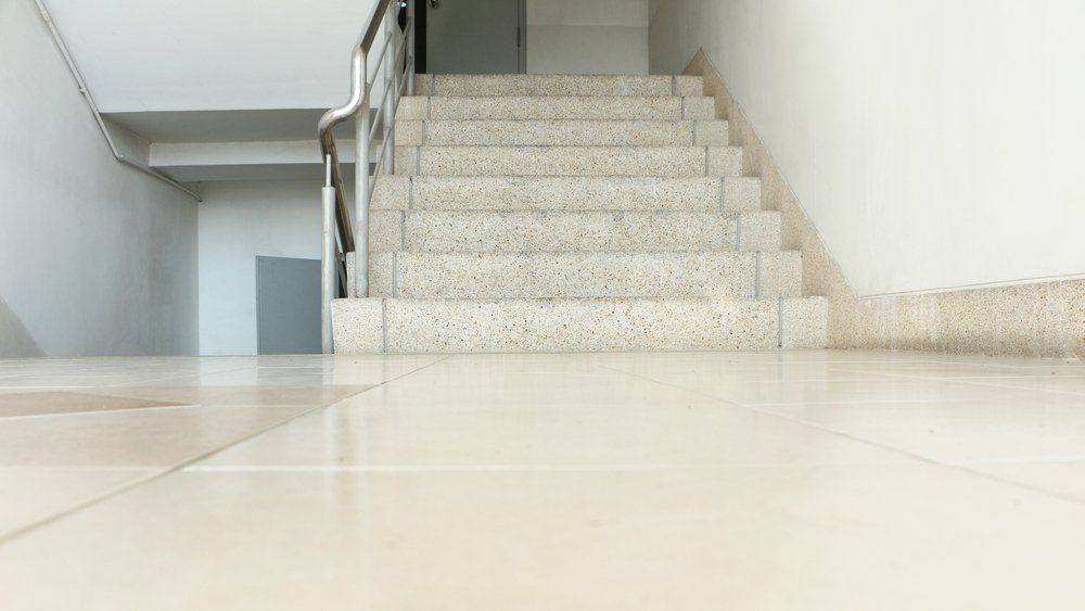 Concrete Stair With Exposed Aggregate Finish — Provide Concreting in Caboolture, QLD