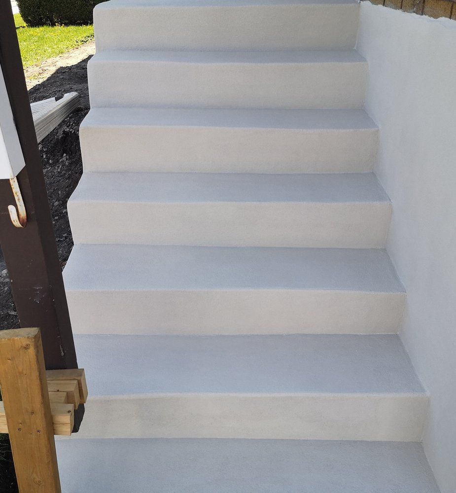 Concrete Stairs and balcony resurfaced — Provide Concreting in Caboolture, QLD