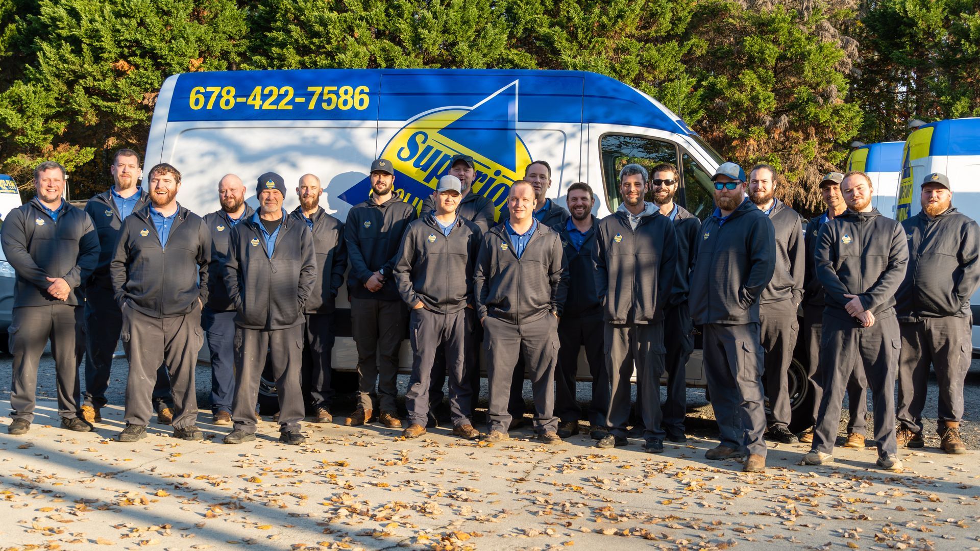 Superior Plumbing sewer line repair and replacement Alpharetta GA plumbing service truck