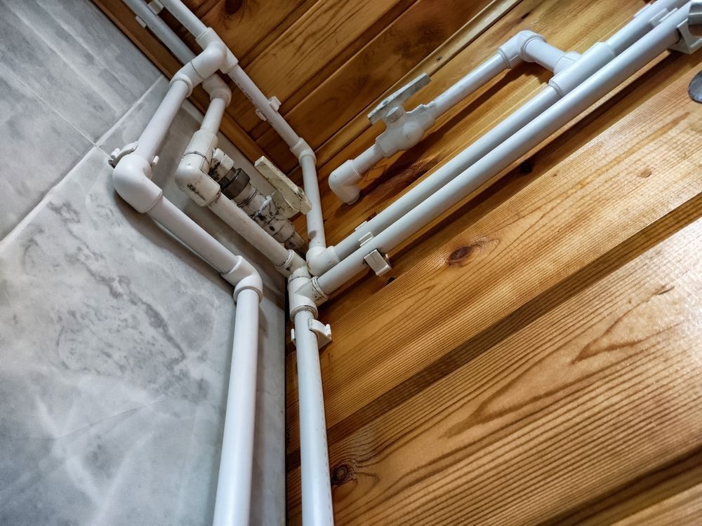 Superior Plumbing technician at a plumbing service worksite