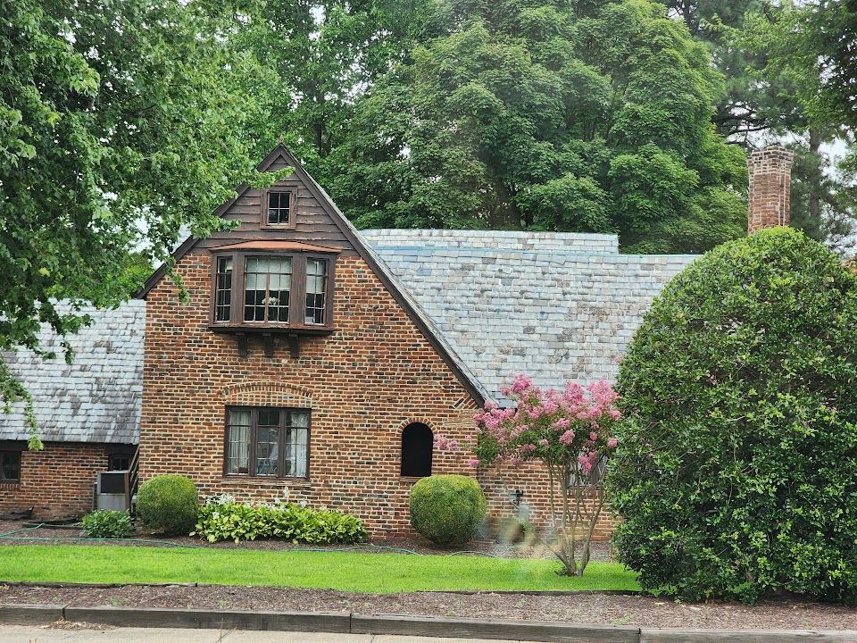 Brick Cottage with Slate roof in Richmond VA