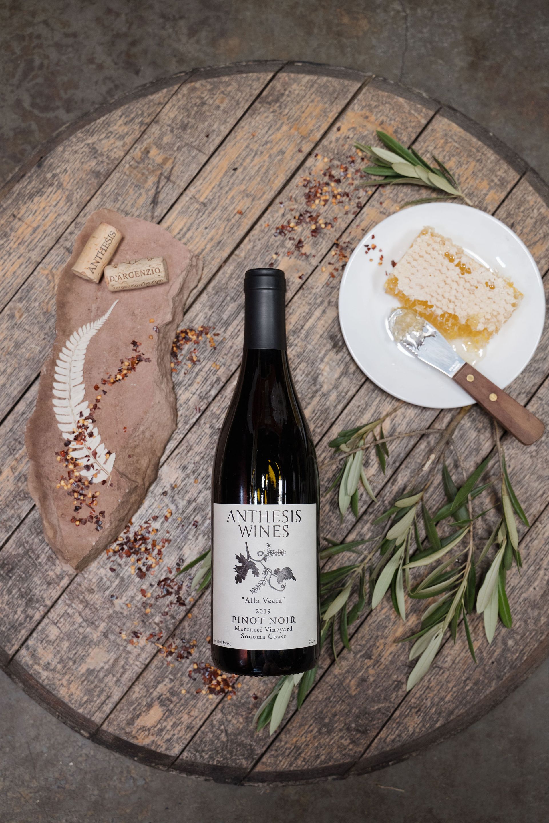anthesis pinot noir natural wine red wine Sonoma County