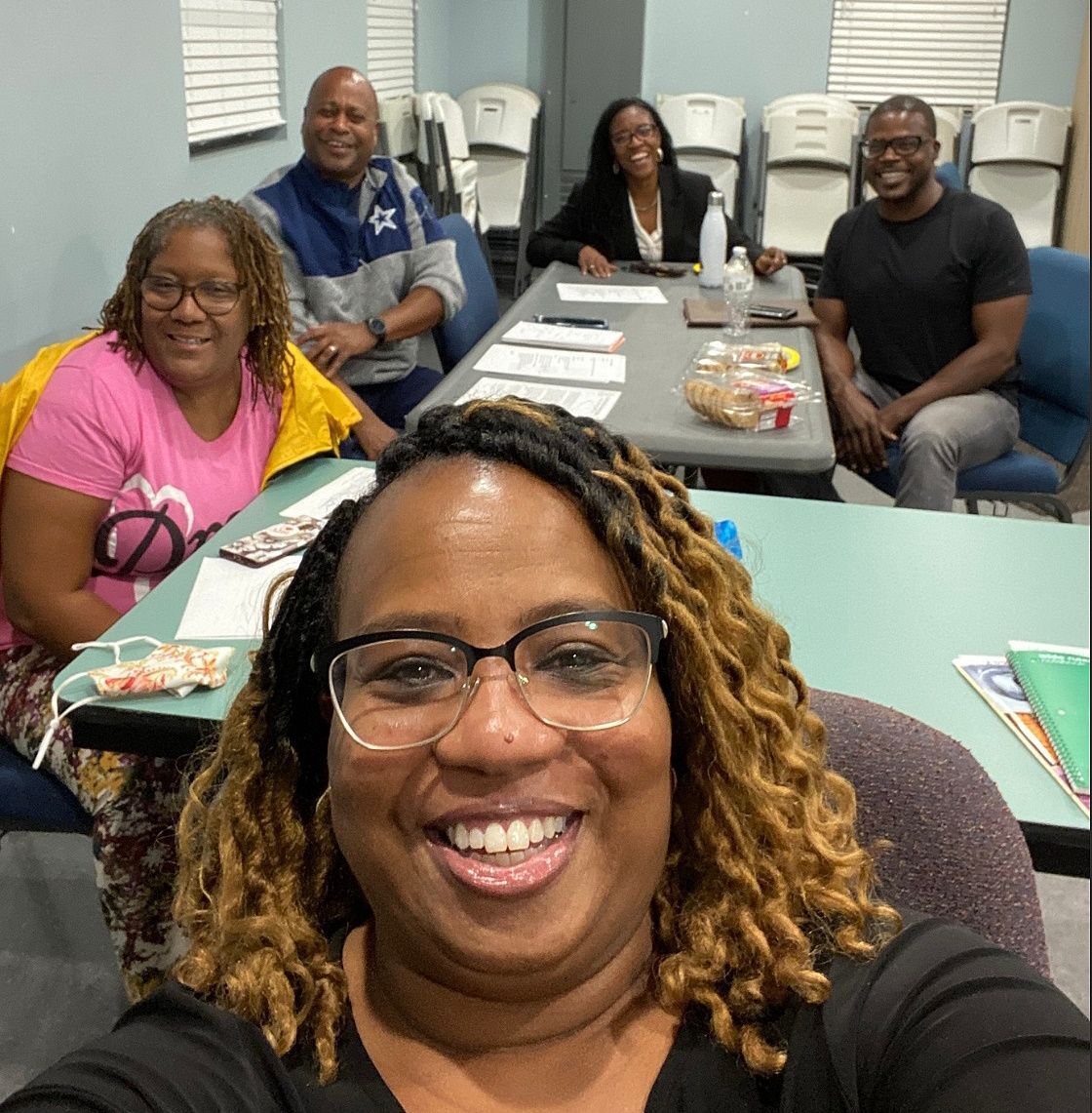LCRC Board Members in a meeting.