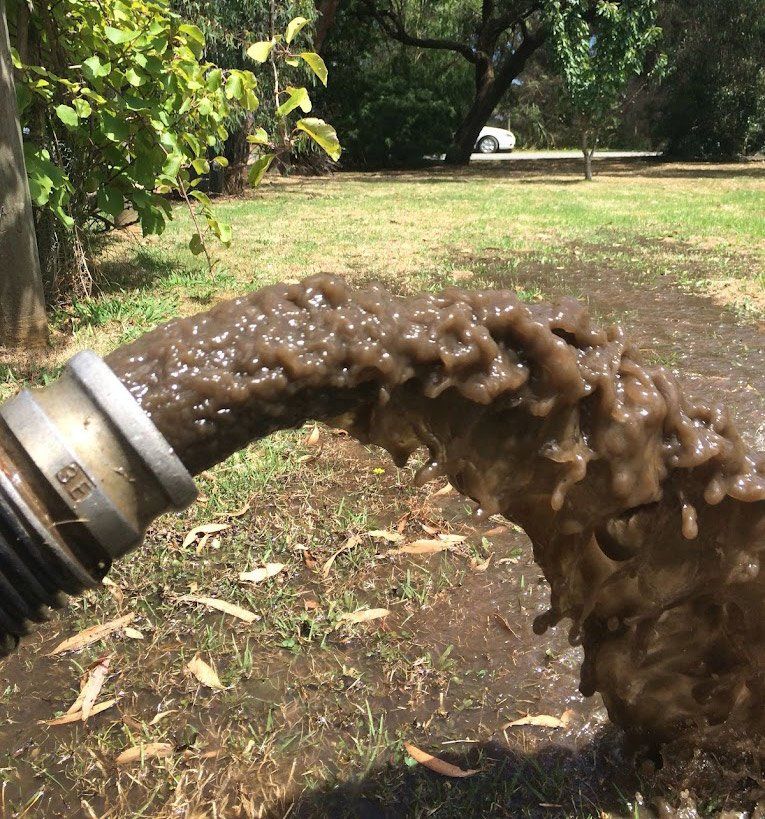 Before hose water | Gippsland, VIC | The Watertank Cleaning Company