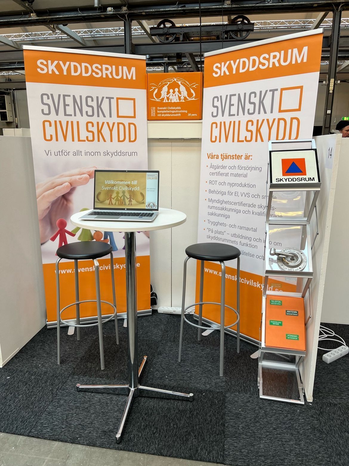 På Nacka Företagsträff om skyddsrum
