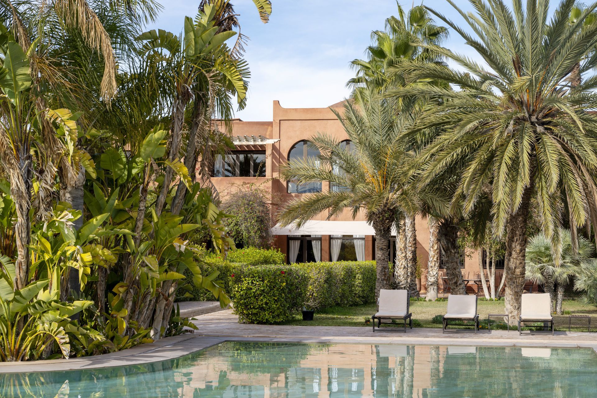 La villa et les jardins de Bab Akoul Palmeraie, Marrakech