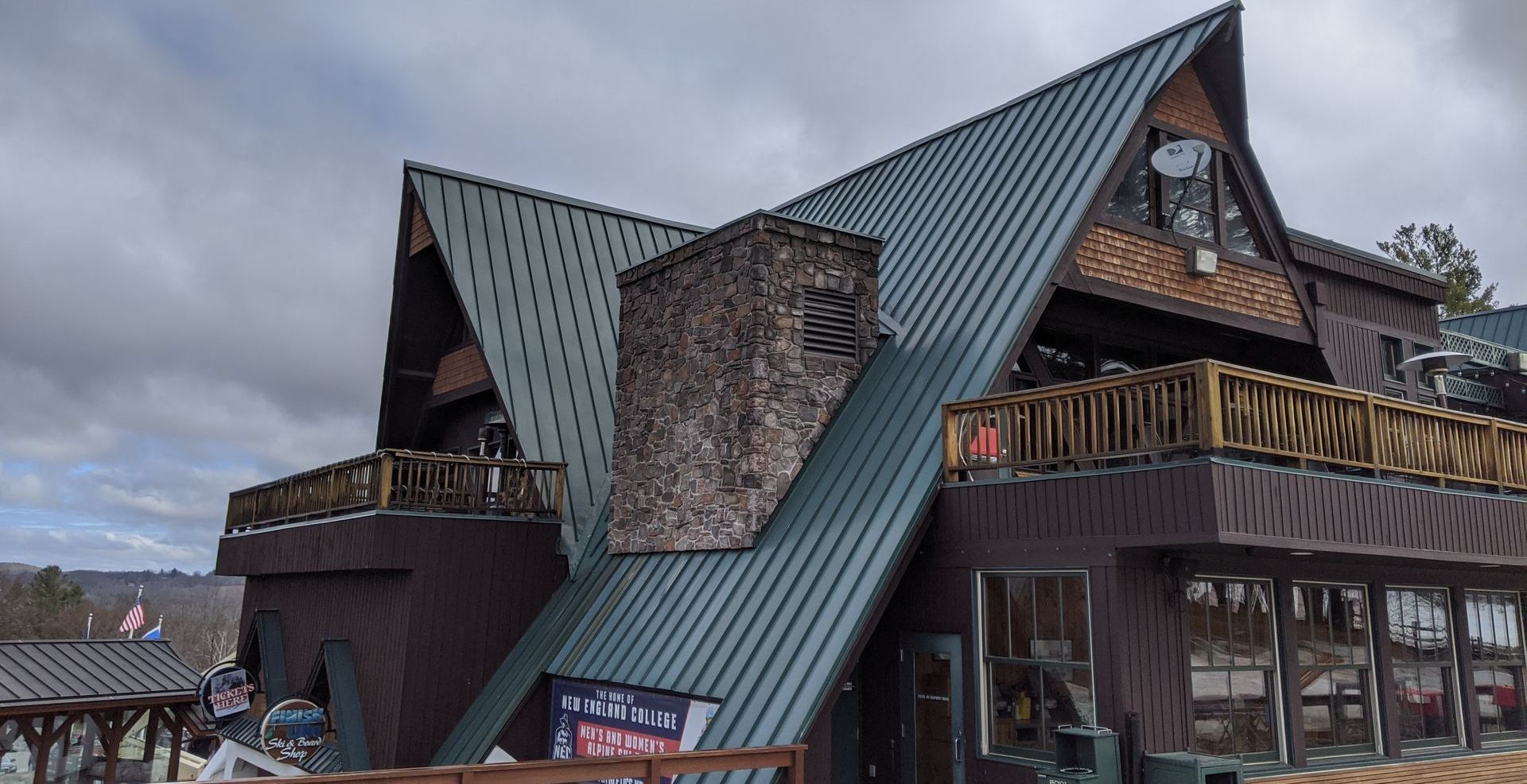 Metal Panel installation at Pat's Peak, Henniker NH