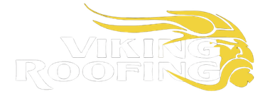 Viking Roofing, Inc. logo Viking logo - white