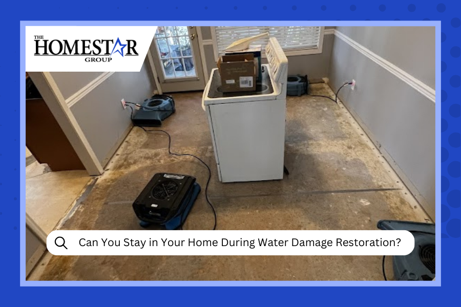 Can You Stay in Your Home During Water Damage Restoration?
