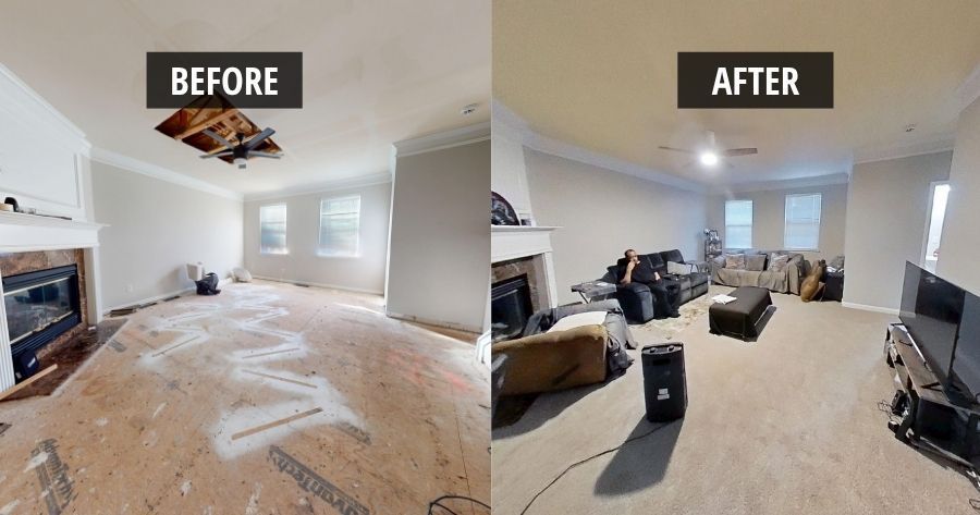 Water Damage Restoration in Mableton, GA: Two Floors, One Flooded Home