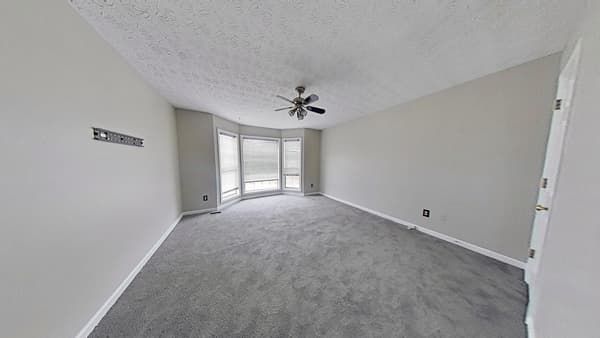 Bedroom after professional fire restoration