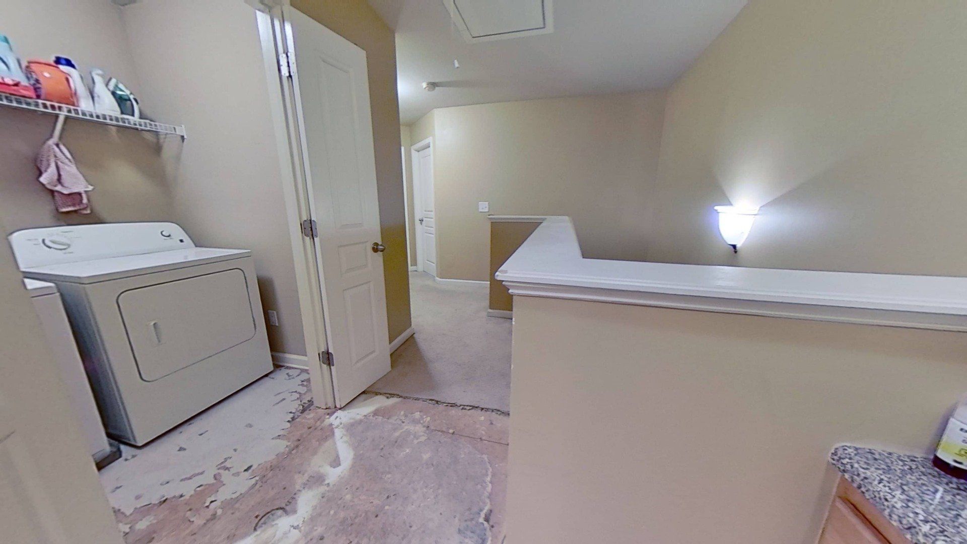 Hot Water Leak Restoration