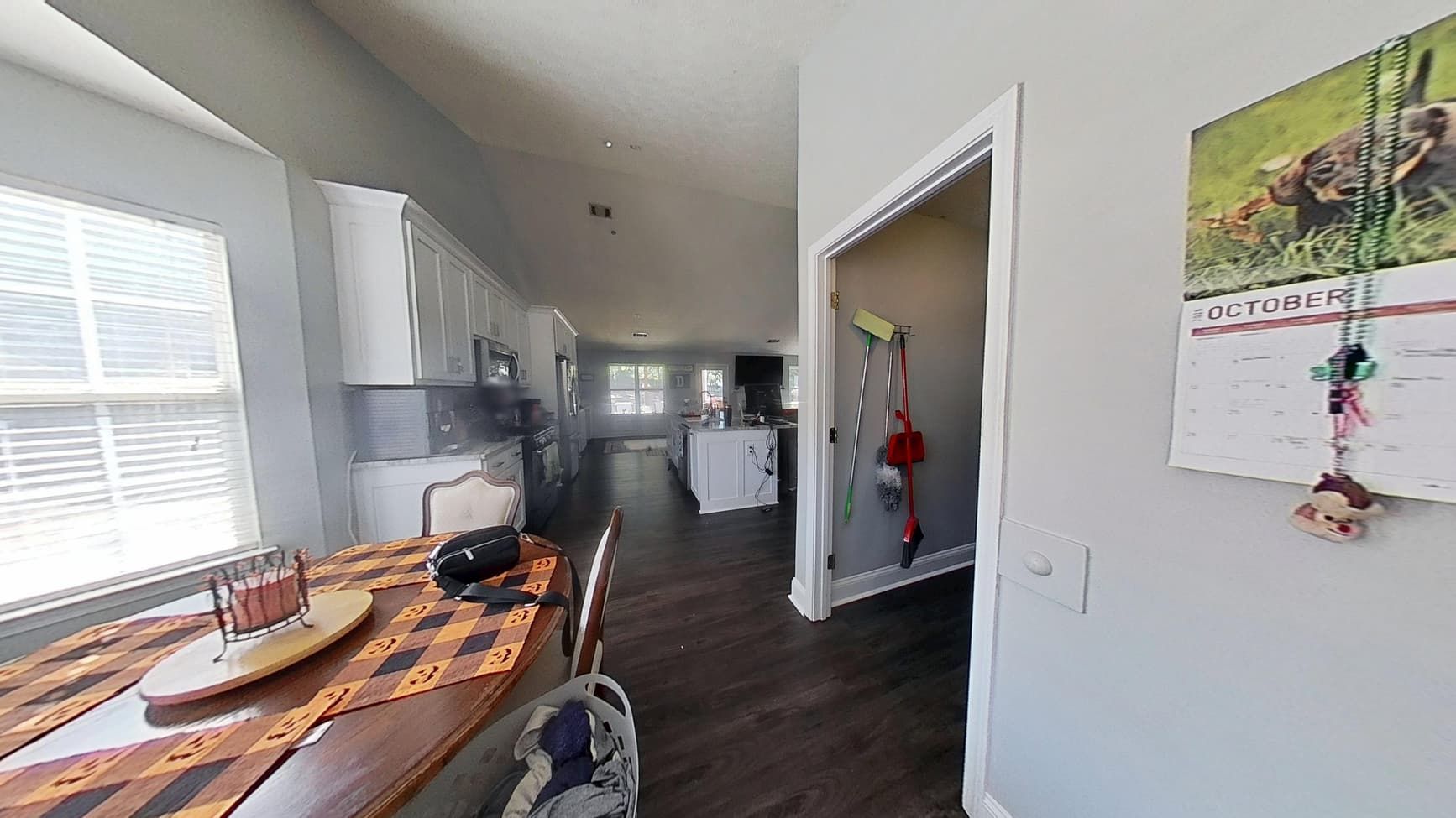 Dining space after water damage restoration in Buford