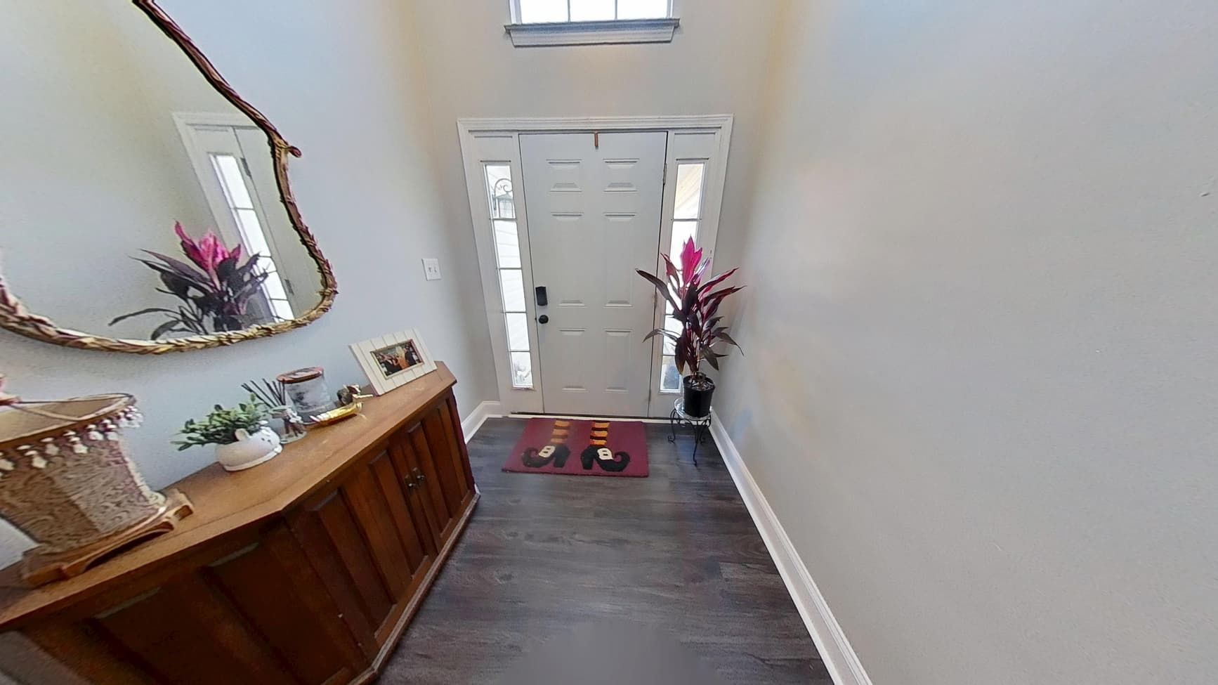 Entryway after flood damage restoration in Buford