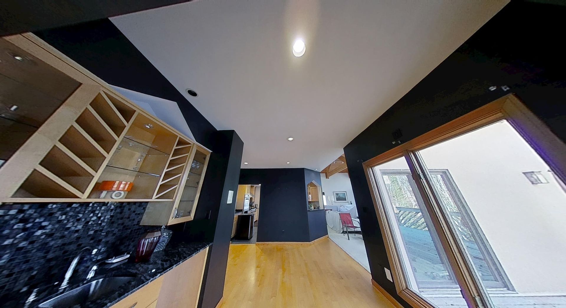 Restored kitchen ceiling after water damage repair in Atlanta home