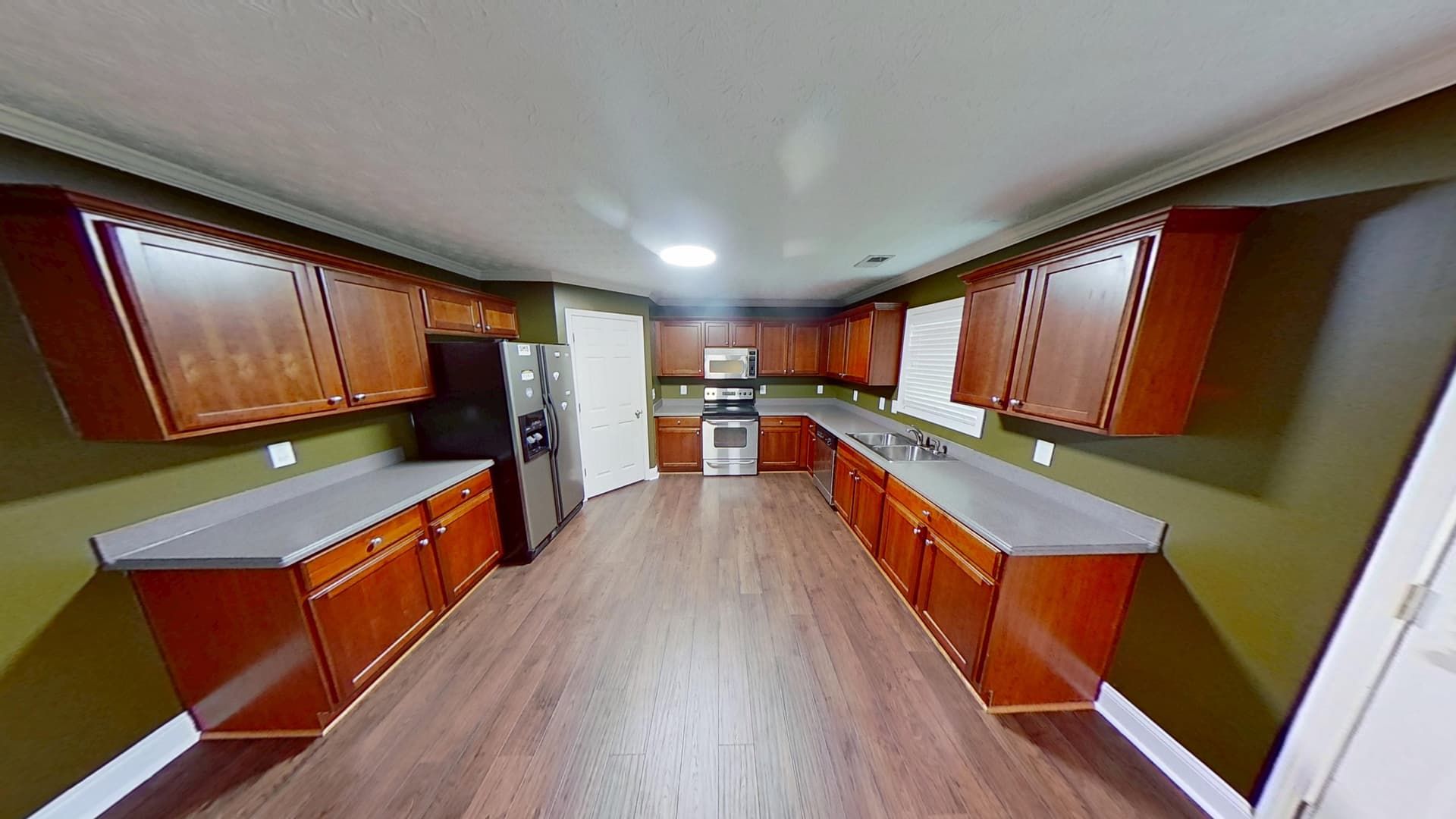 Second angle of Stonecrest kitchen fully restored after professional flood cleanup