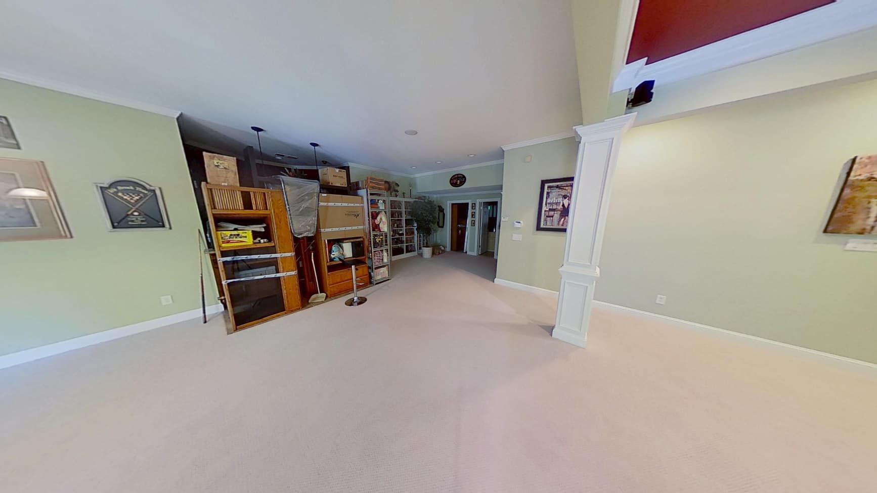 After photo of a flooded Ellenwood basement